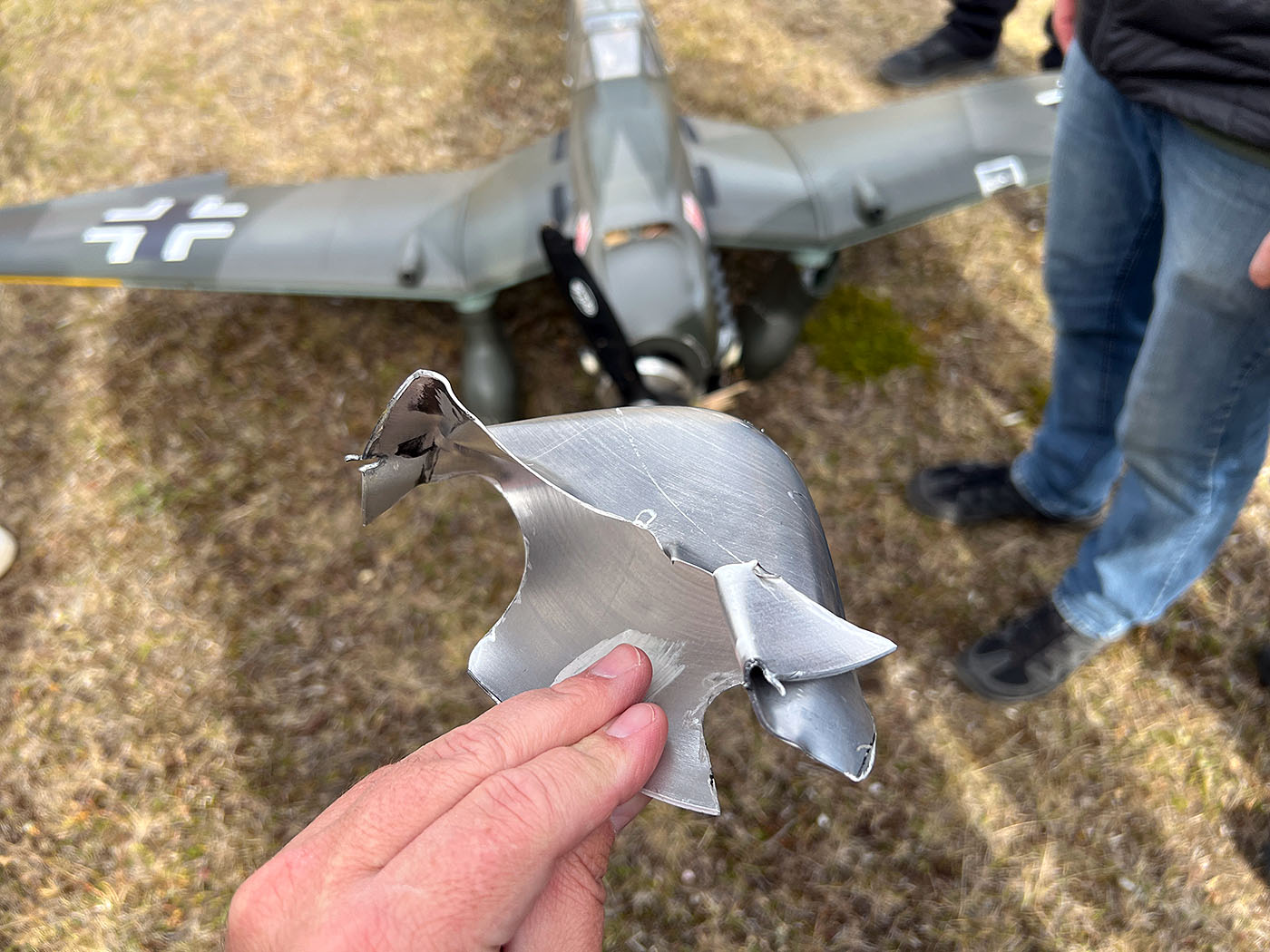 Stuka klæddi sig úr spinner...